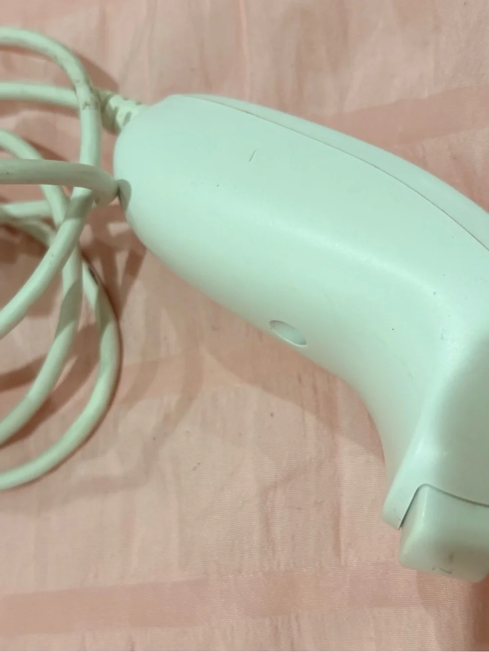 White Wired Controller Pair - White Analog Joysticks